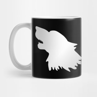 White wolf Mug